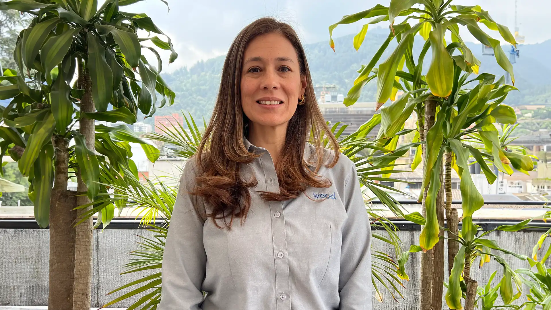 Maria Gafaro pictured in a tropical setting