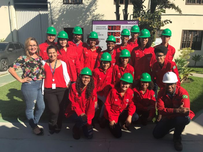 Wood Brazil facilitates a career journey day for a local youth organization